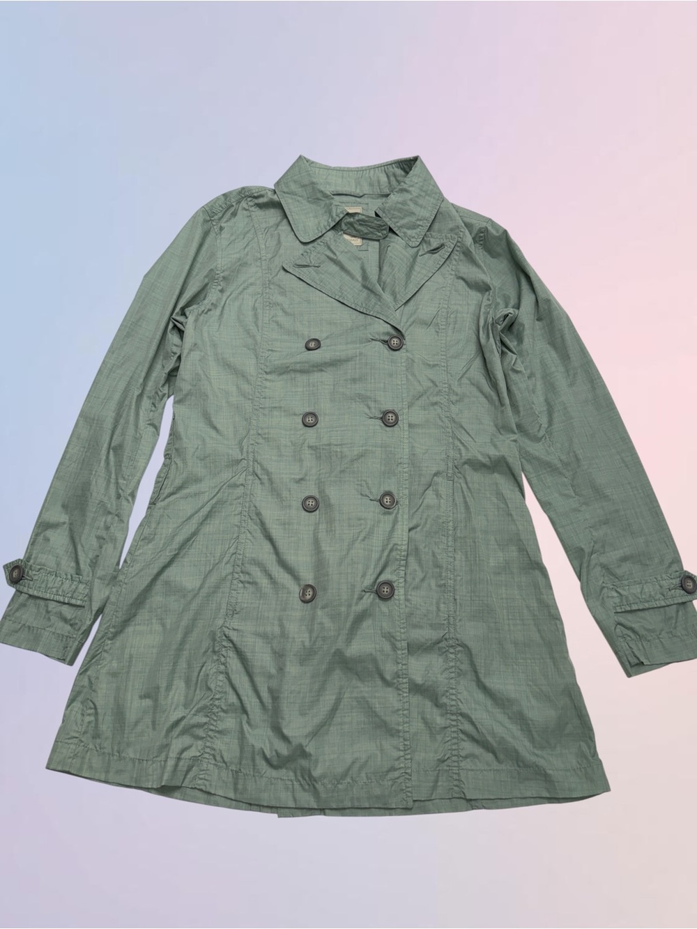 HORNY TOAD Women’s Small Green Lightweight Rain Jacket
